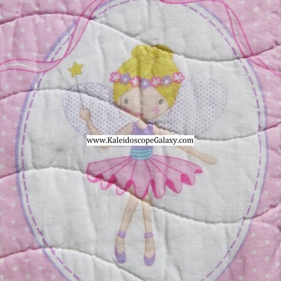 8 Piece Ballerina Fairies Twin Quilt ~ Sheets ~ 3 Throw Pillows ~ Ballet NEW - Picture 4 of 14